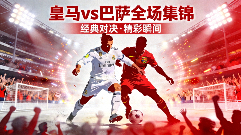 皇马对阵巴萨全场集锦封面图